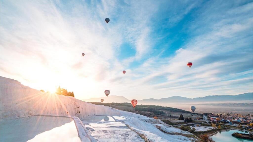 Paradise Hotel Pamukkale Bagian luar foto